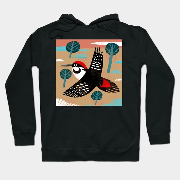 Woodpecker Hoodie by Gareth Lucas